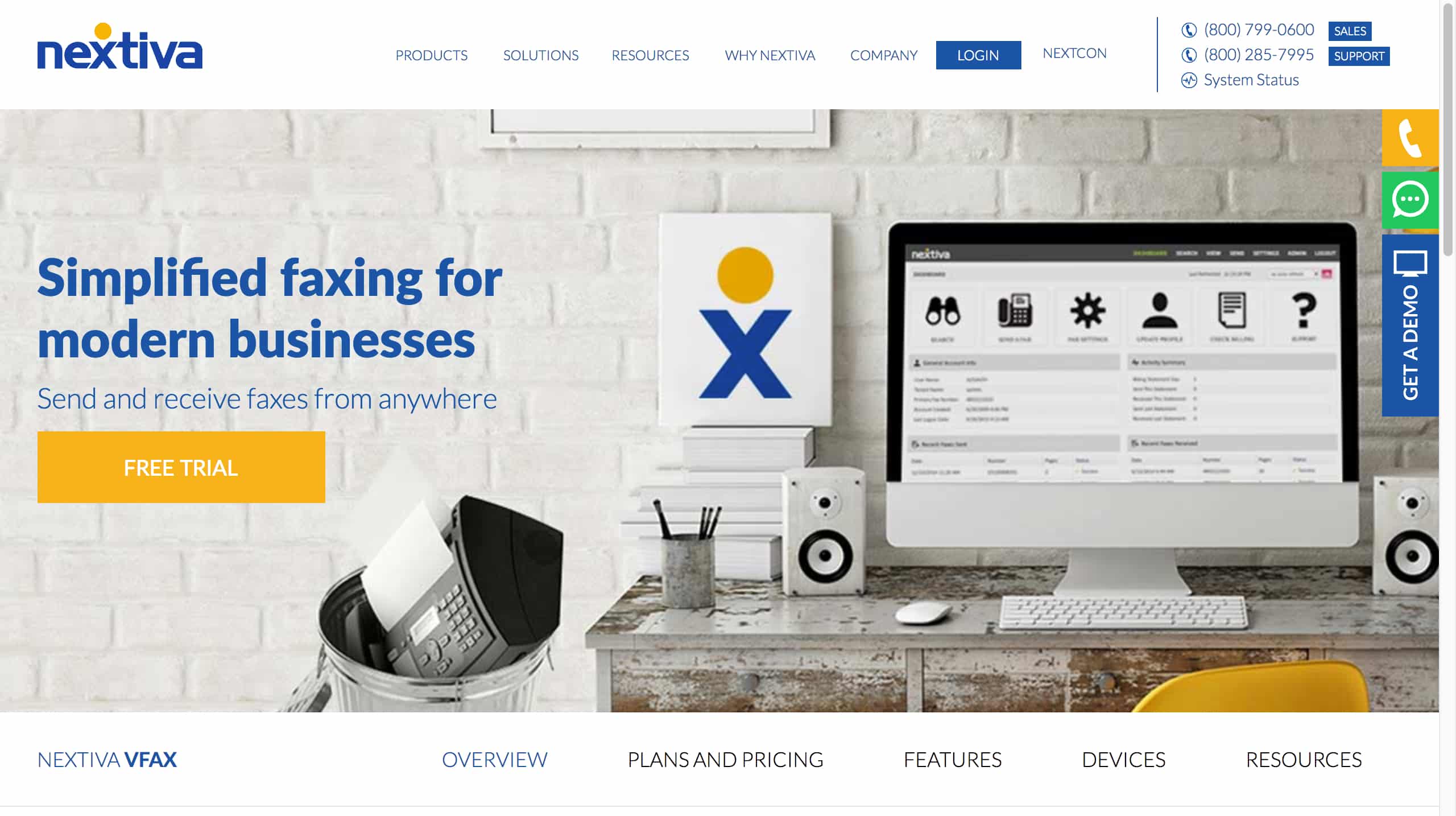 Nextiva vFax