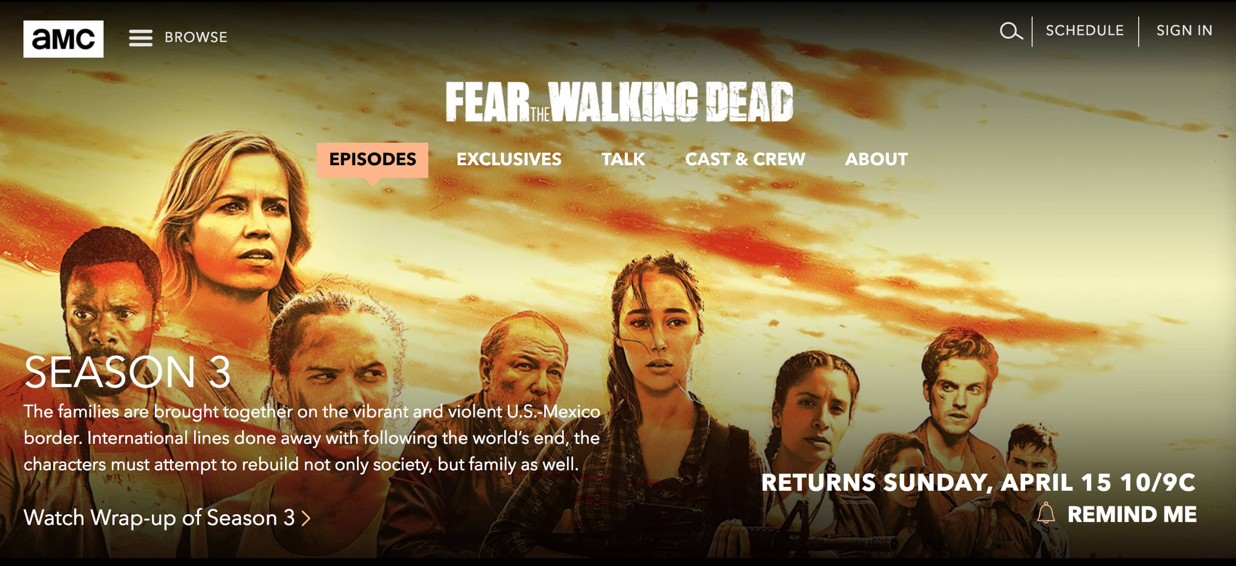Fear The Walking Dead Spinoff AMC