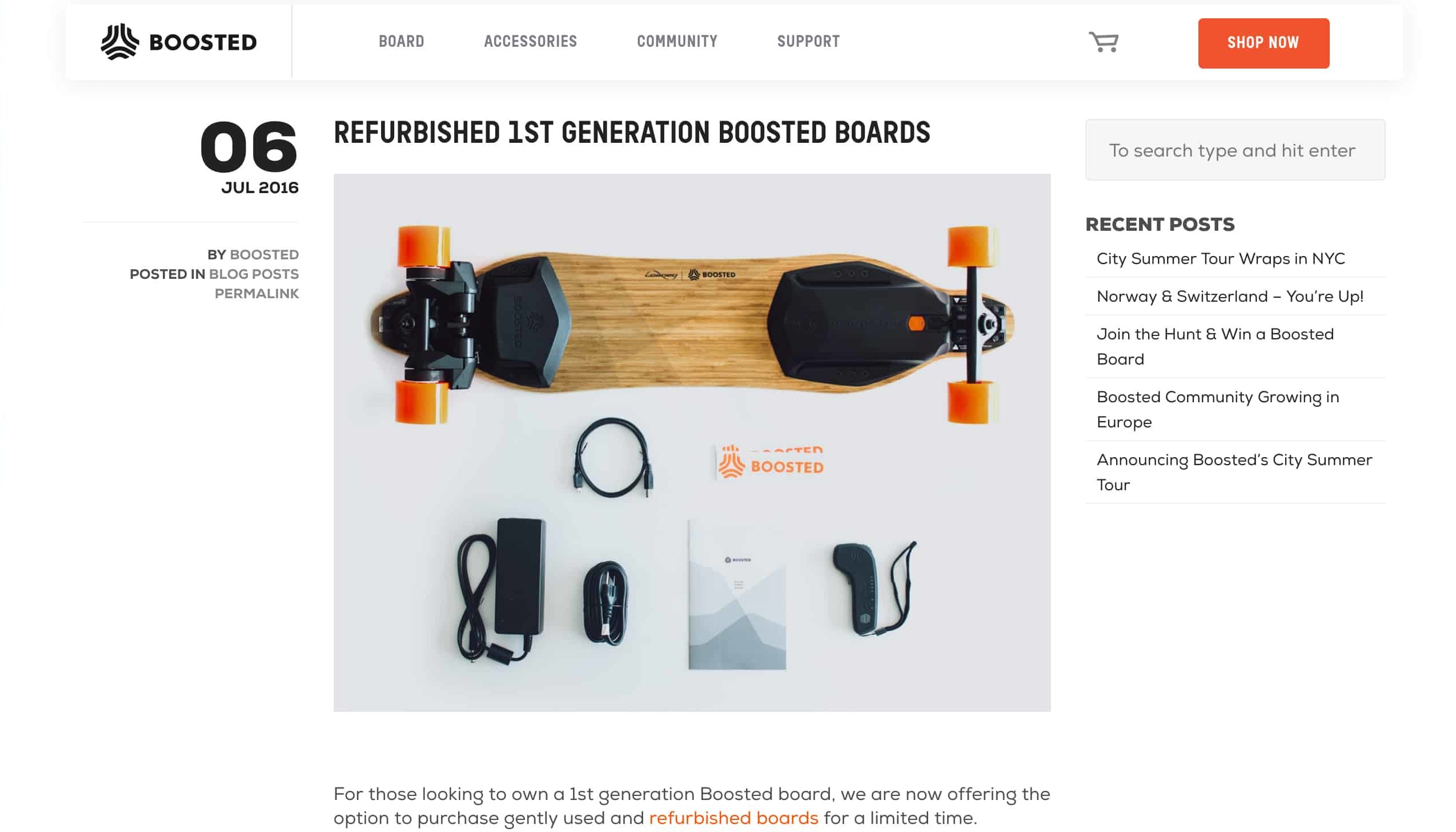Buy Used Boosted Board - Boosted Boards