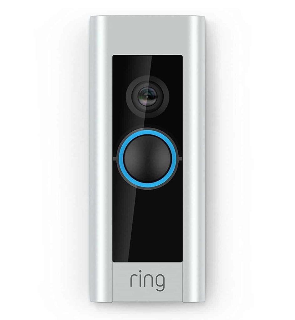 A front view of the Ring Video Doorbell Pro.