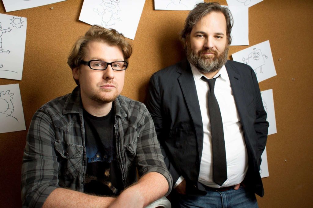 Rick and Morty creators, Dan Harmon and Justin Roiland
