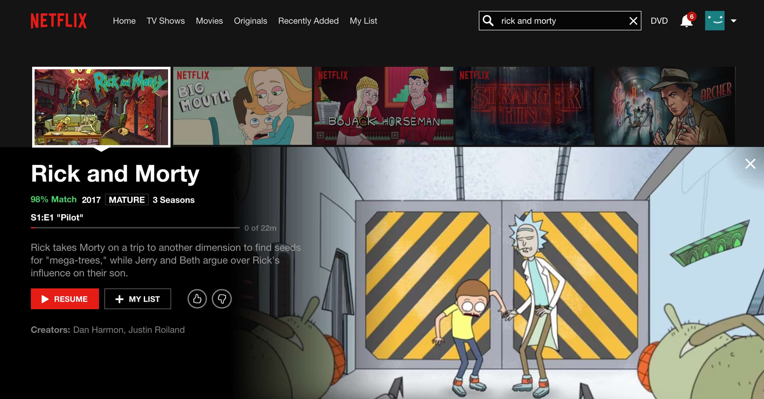 Rick and Morty Netflix International