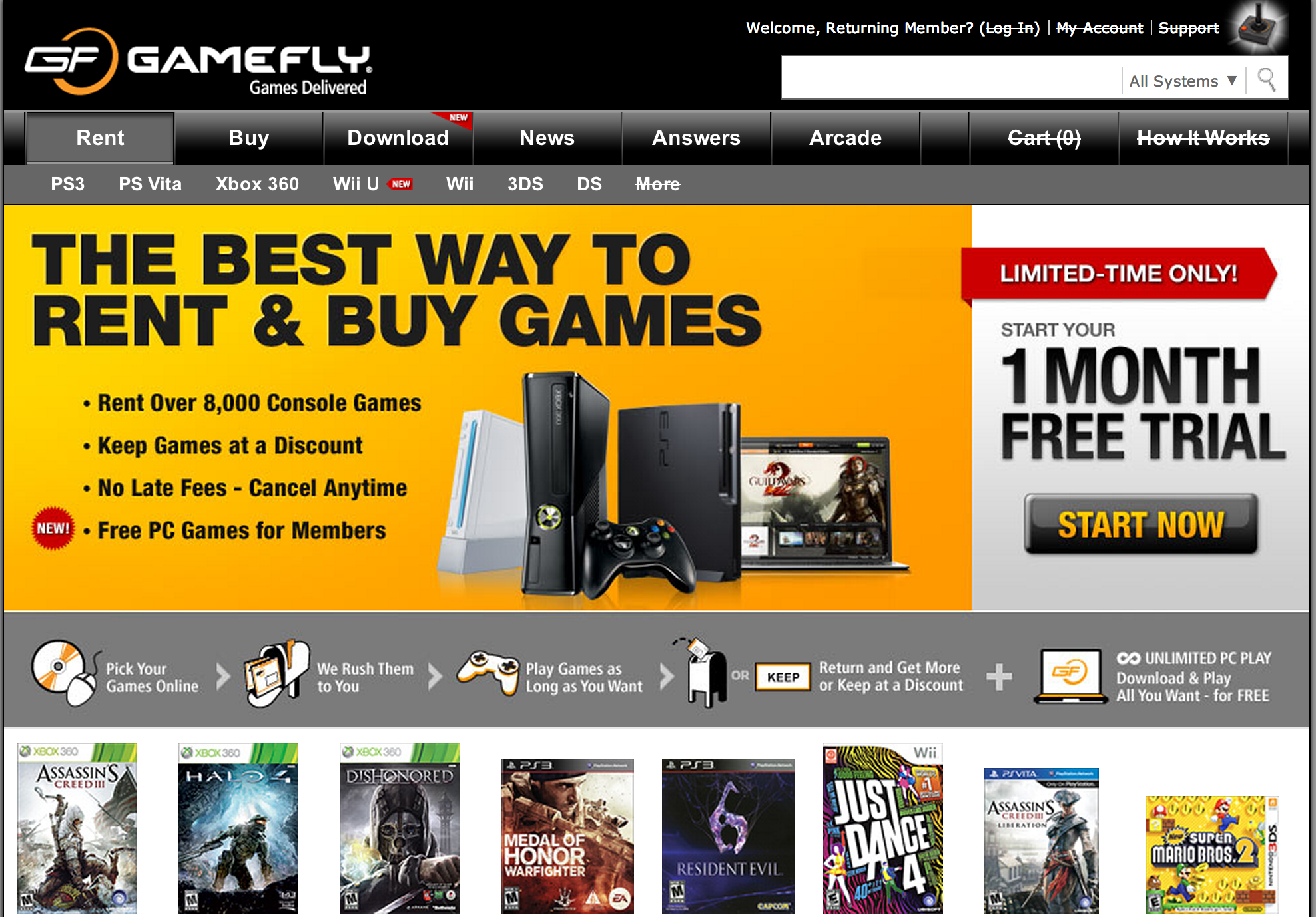 Gamefly subscription clearance cost