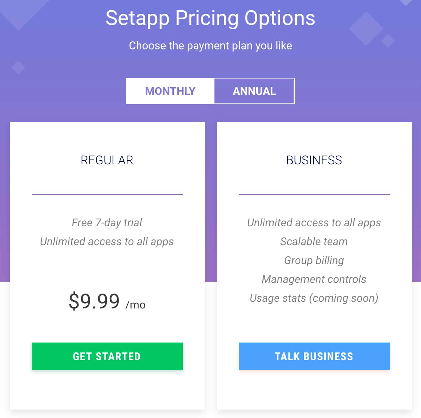 setapp pricing