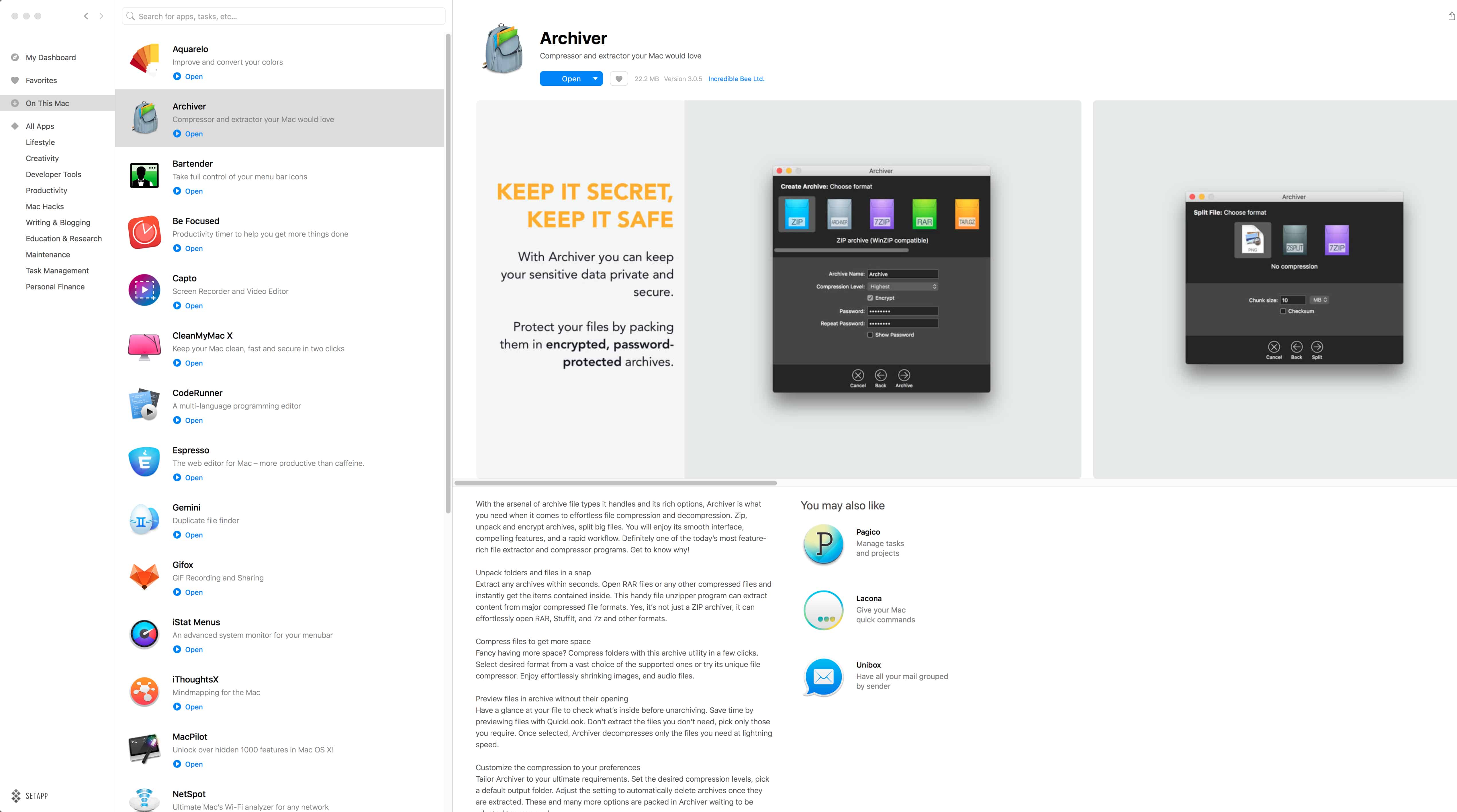 Setapp Installed Applications