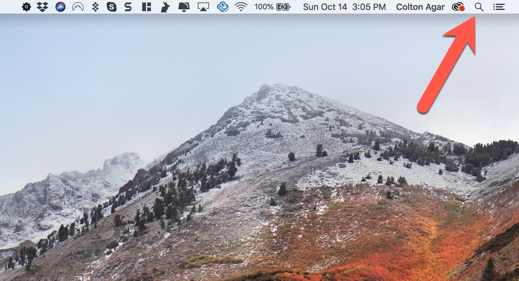 Apple MacOS Spotlight Button