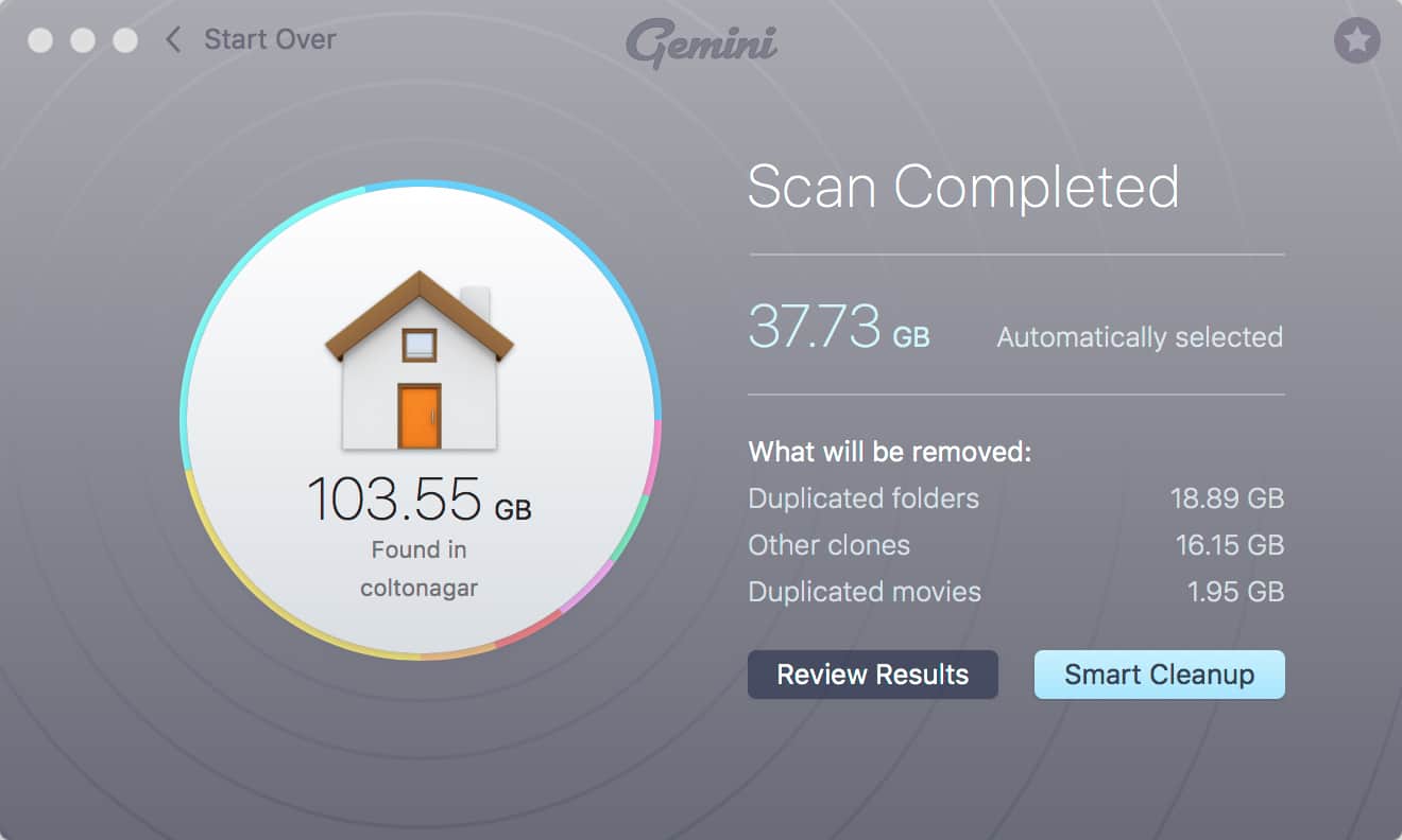 MacPaw Gemini Results