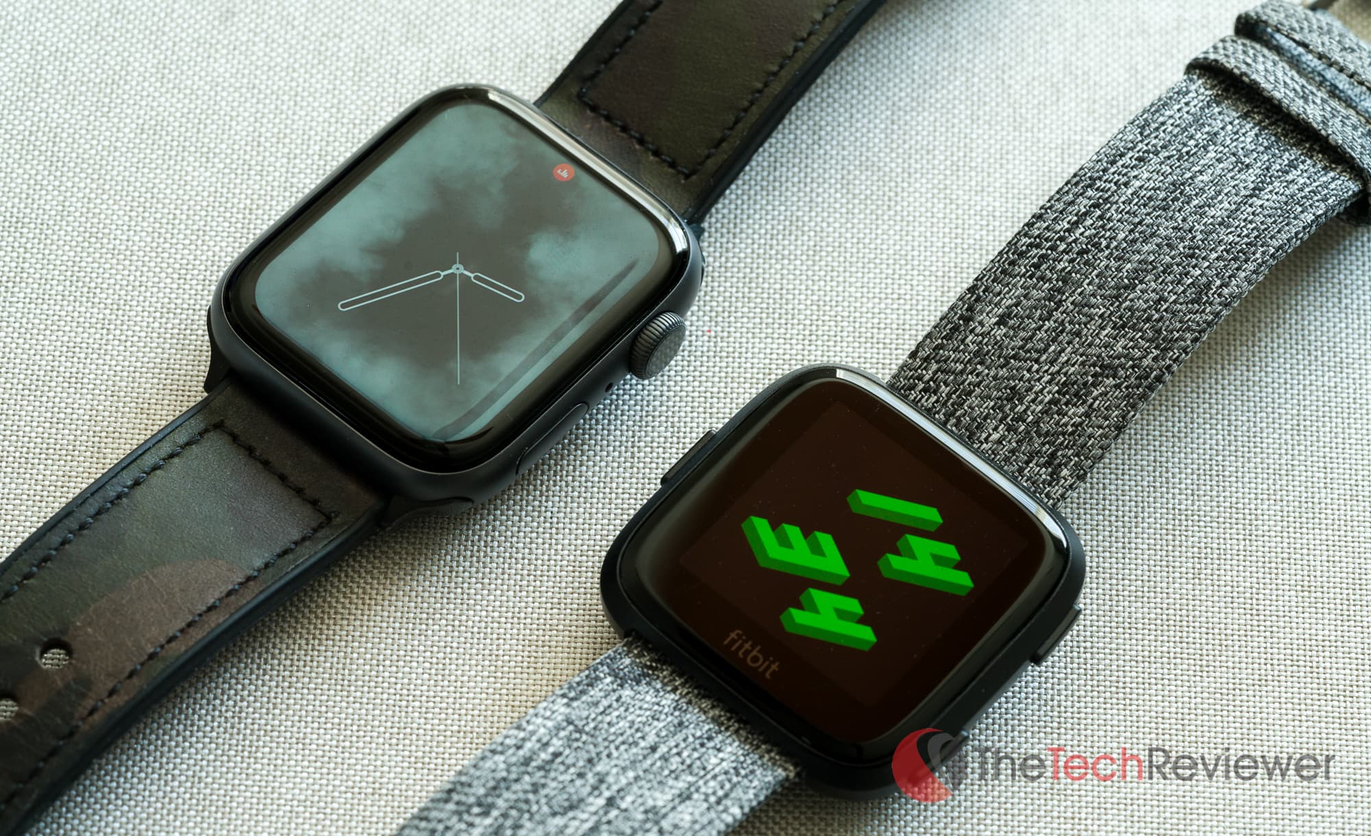 Versa vs Apple Watch Customization