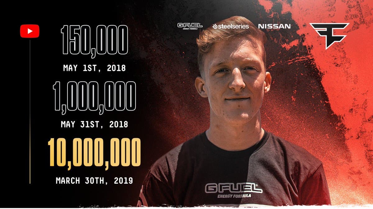 Faze Tfue YouTube Stats