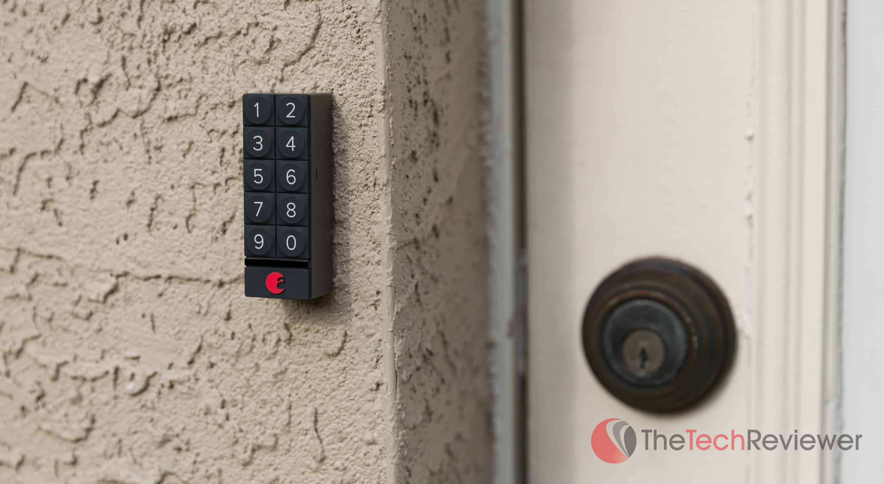 August Smart Keypad Closeup outside