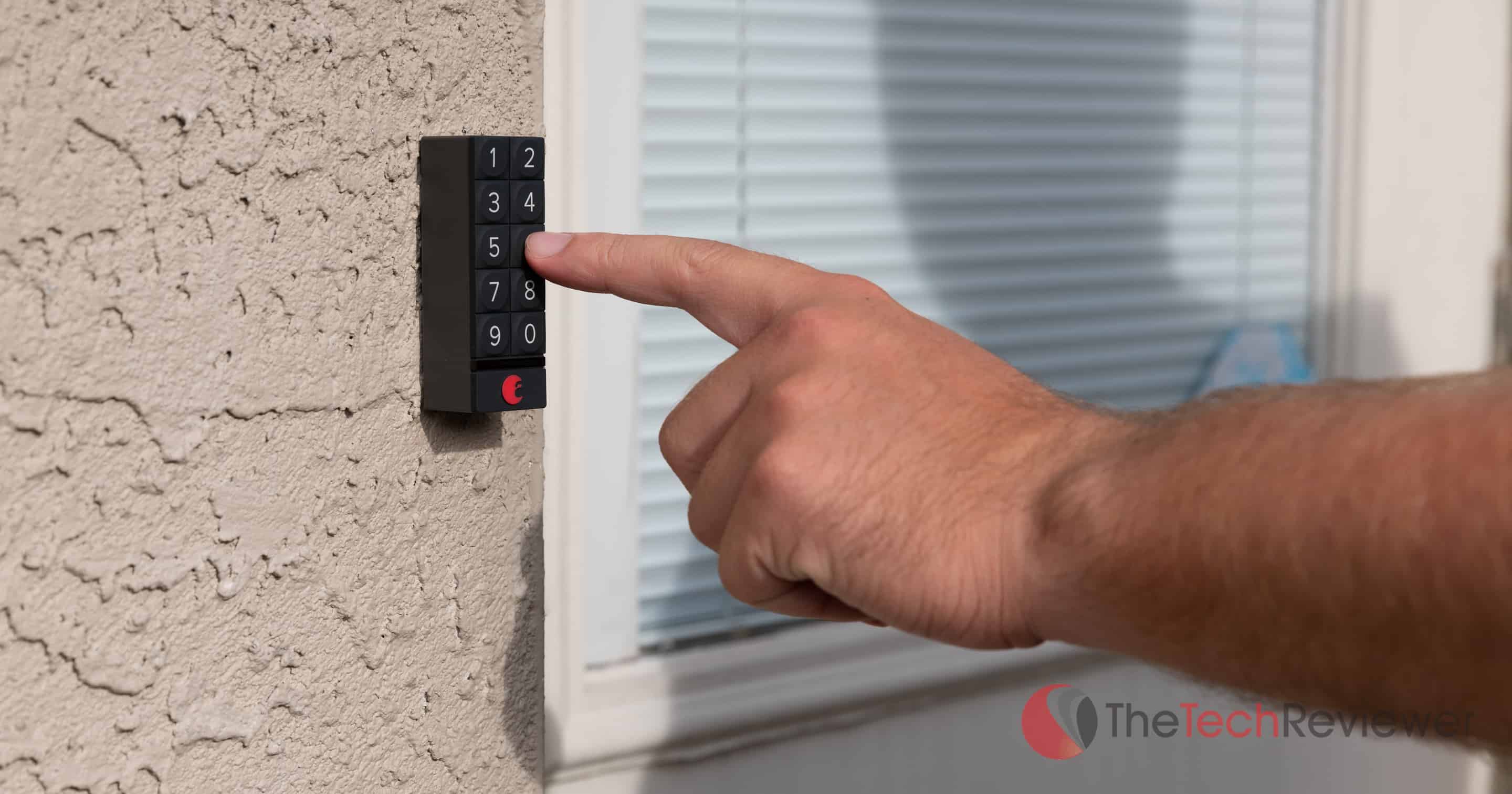 August Smart Keypad pressed