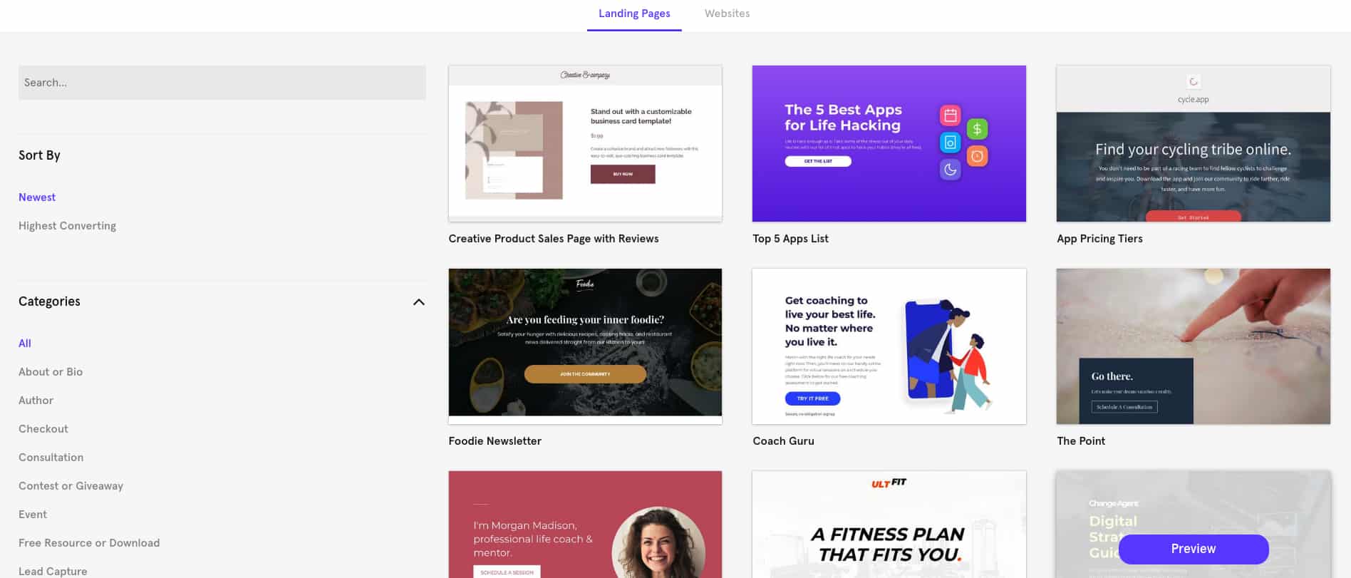 Leadpages Template Library