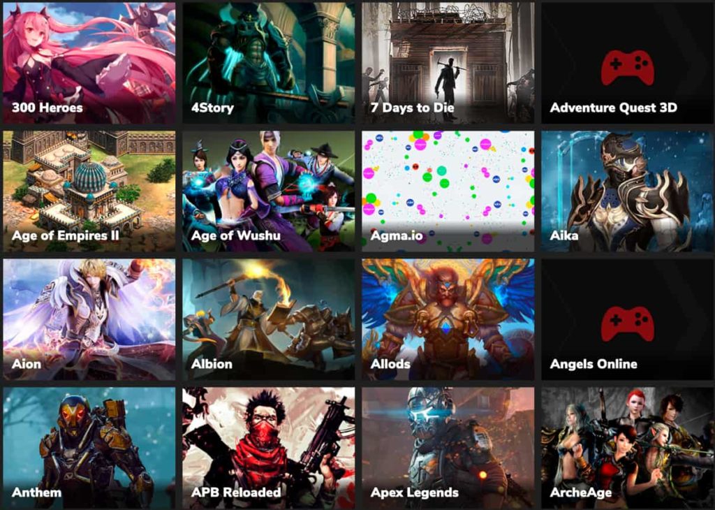 exitlag supported games