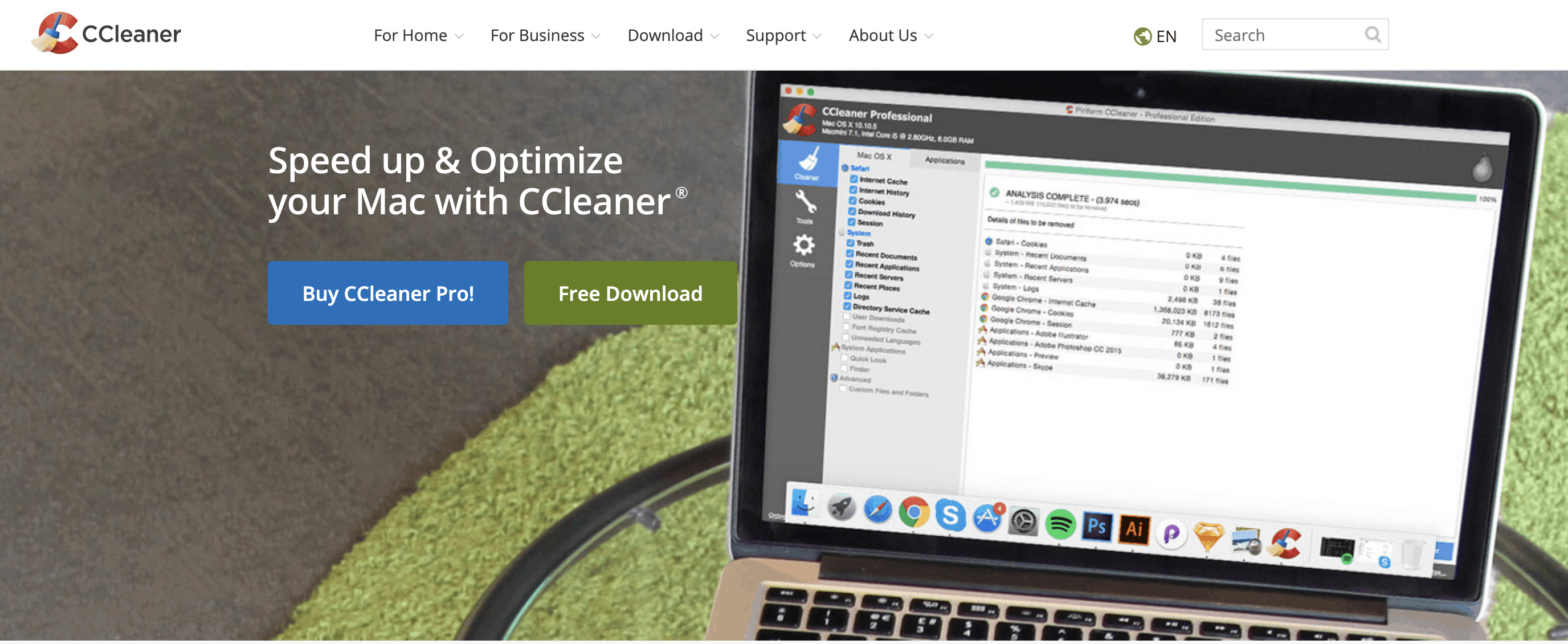 CCleaner Free Mac Cleaner