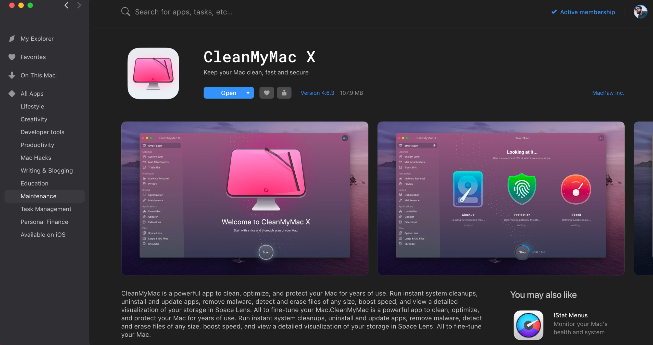 Setapp CleanMyMac X App Details scaled