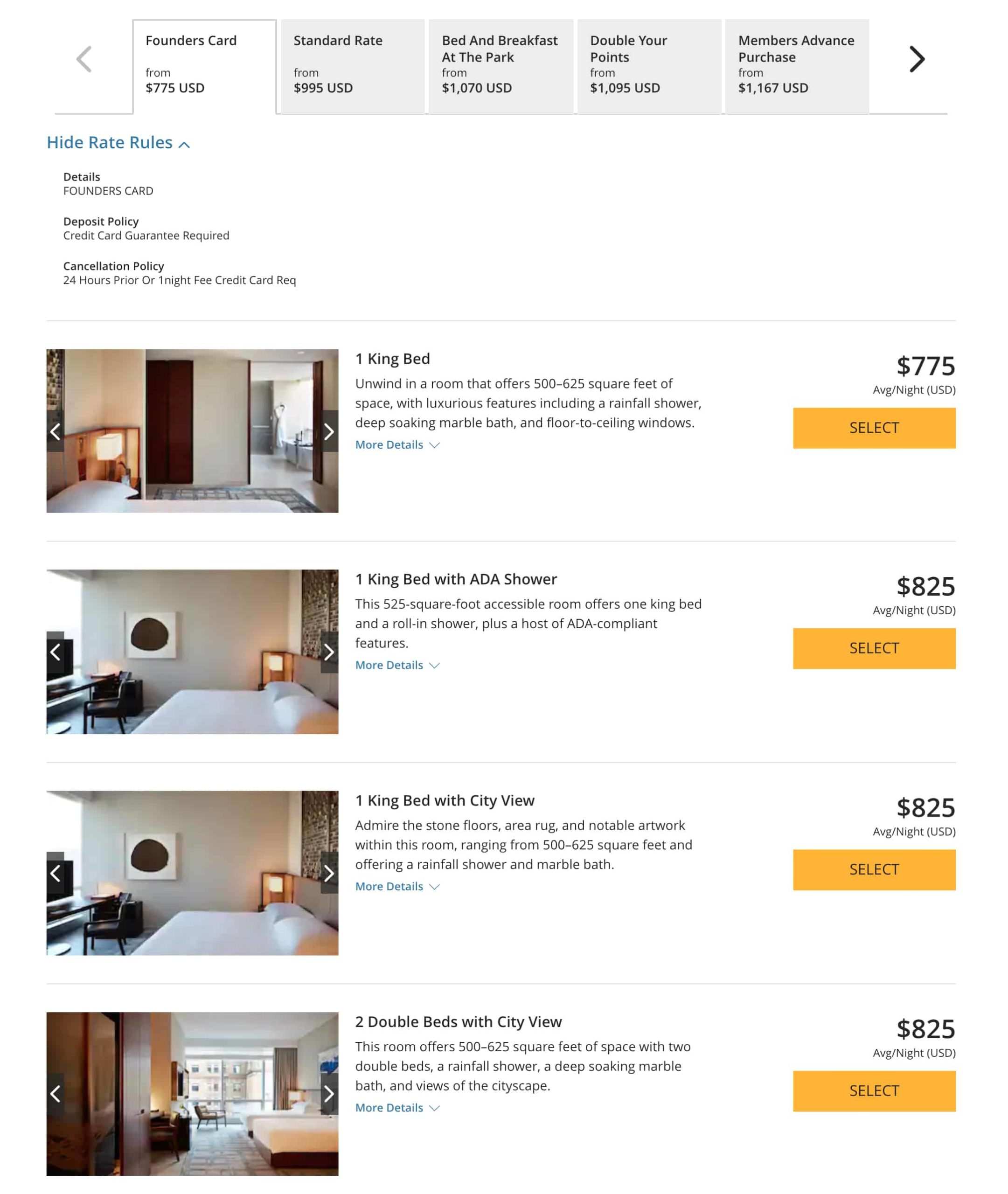 Founderscard Rate Hyatt NYC scaled
