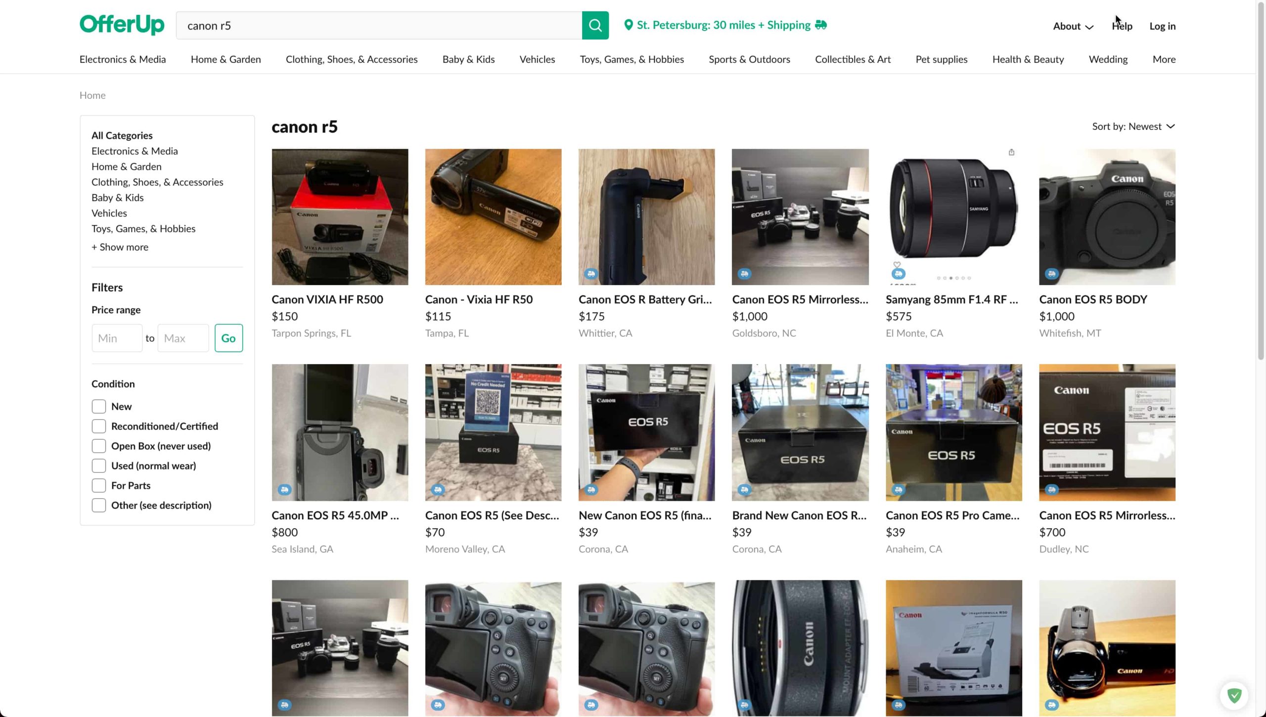 Canon R5 Used Letgo Offerup scaled