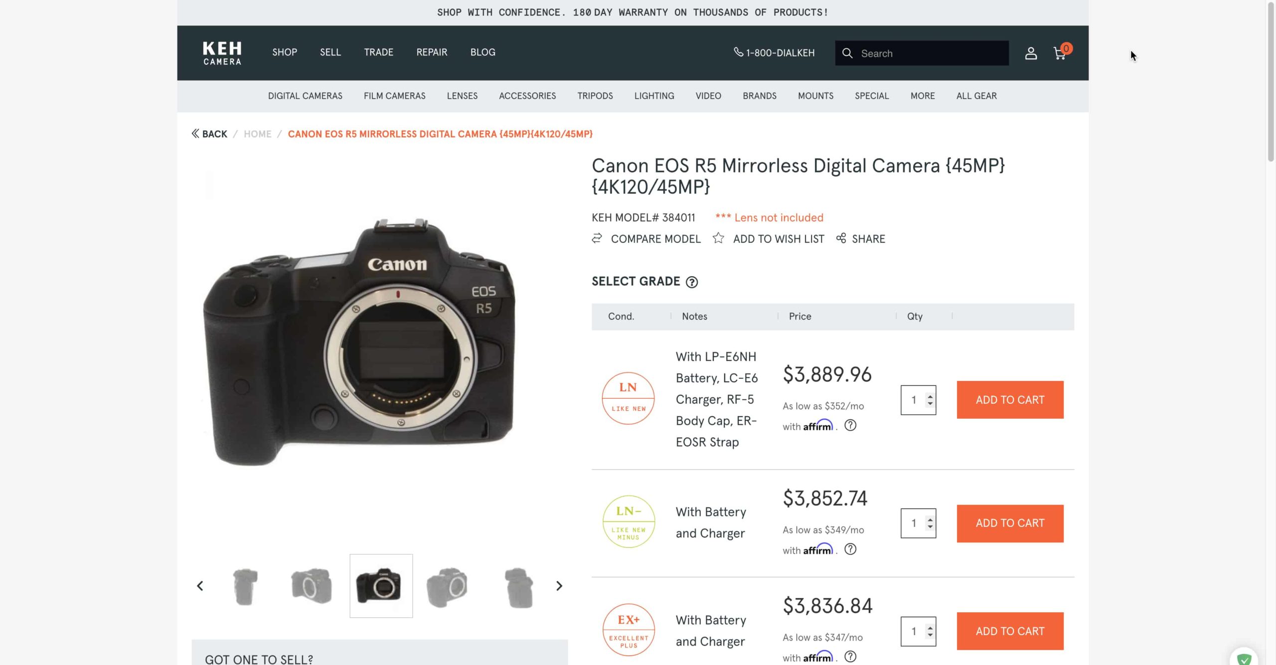 KEH Camera Used R5 Canon scaled